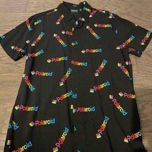 Button up Polaroid shirt